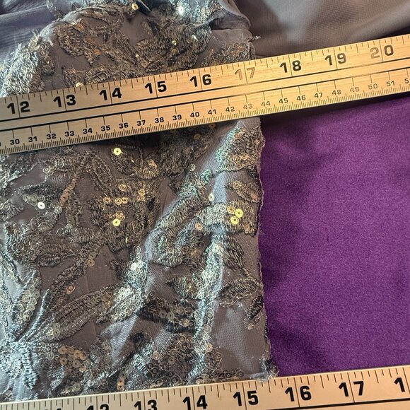 NEW πWedding Dress Chiffon Long Sleeves Lace Sequins Mother Bride/ Groom Dress - Picture 11 of 16